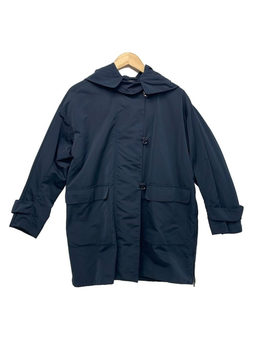 Max Mara Coat XS Navy Long Sleeve the Cube